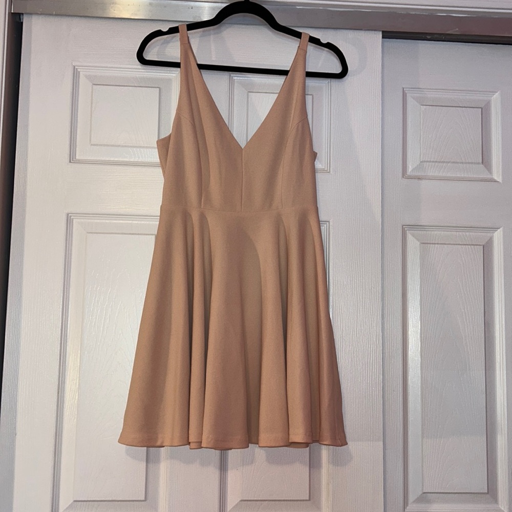 Blush V Neck dress